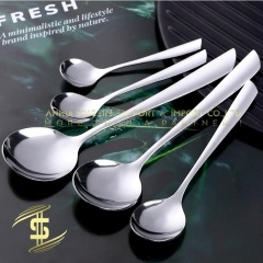 304 stainless steel spoon with long handle -CH-Lotus Fishing