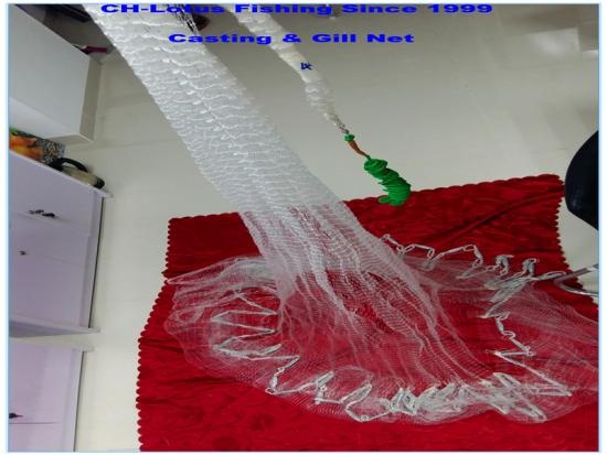 New style casting fish net customized 
