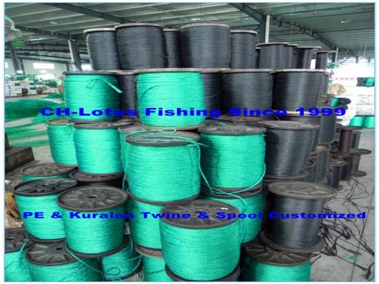 PE twine in low price for fishing net twine 
