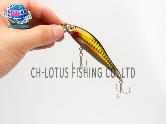 Fishing lure hard bait minnow set 6cm 6.7g small crankbait sinking wobblers hook lures -CH-Lotus Fishing