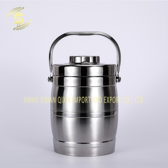 Good Price 304 Stainless Steel Drum Type Heat Insulation Basket Lunch Box -CH-Lotus Fishing