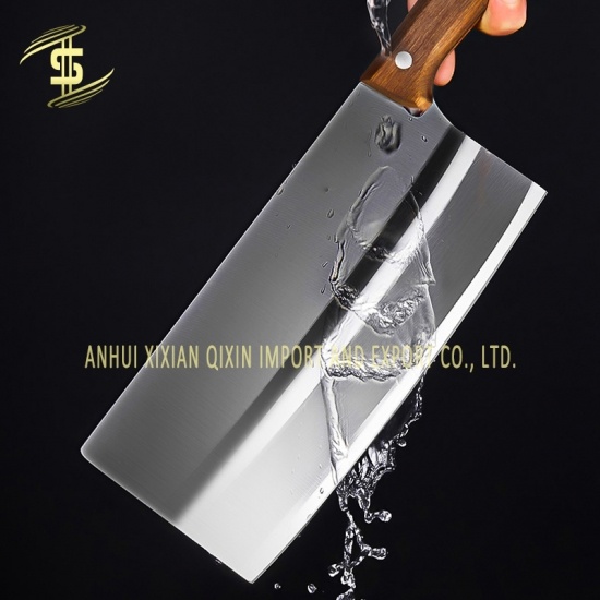 Stainless steel kitchen knife with wooden handle for kitchen -CH-Lotus Fishing