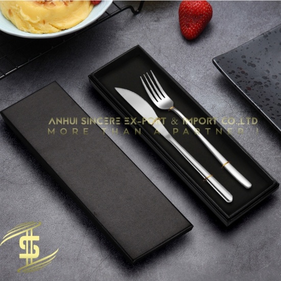 304 stainless steel western tableware steak cutlery set two-piece household -CH-Lotus Fishing