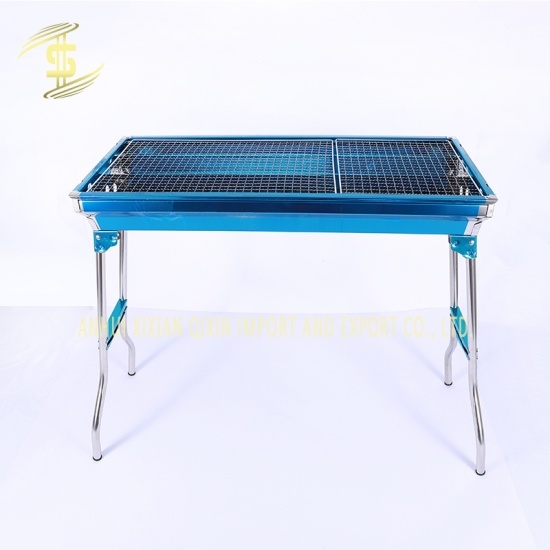 Best Price Household BBQ Outdoor Charcoal Grill Outdoor Stainless Steel Shelf 