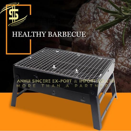 Hot Selling BBQ Outdoor Charcoal Grill Outdoor Stainless Steel Shelf 