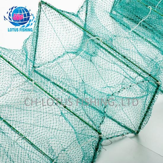 Great Wall Foldable Mesh Long Tube Fishing Nets Eels Crab Shrimp Nets Sale 